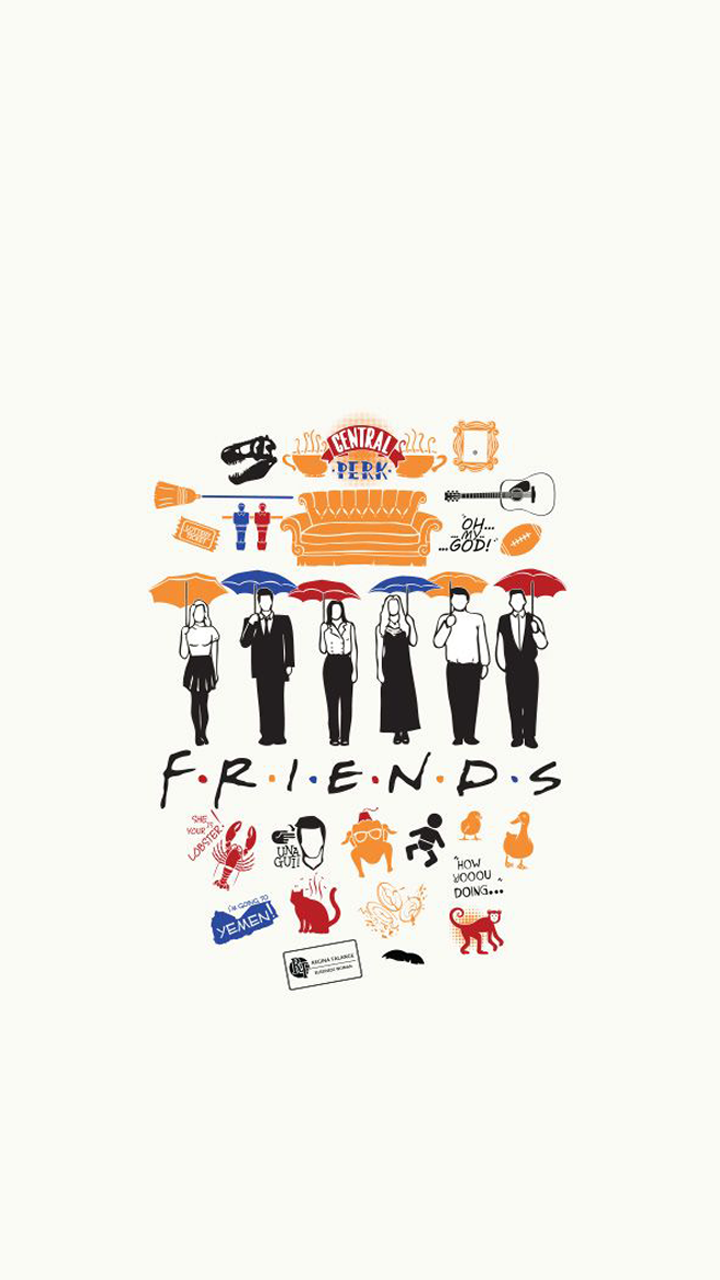 Friends wallpaper iphone: beautiful options for your device