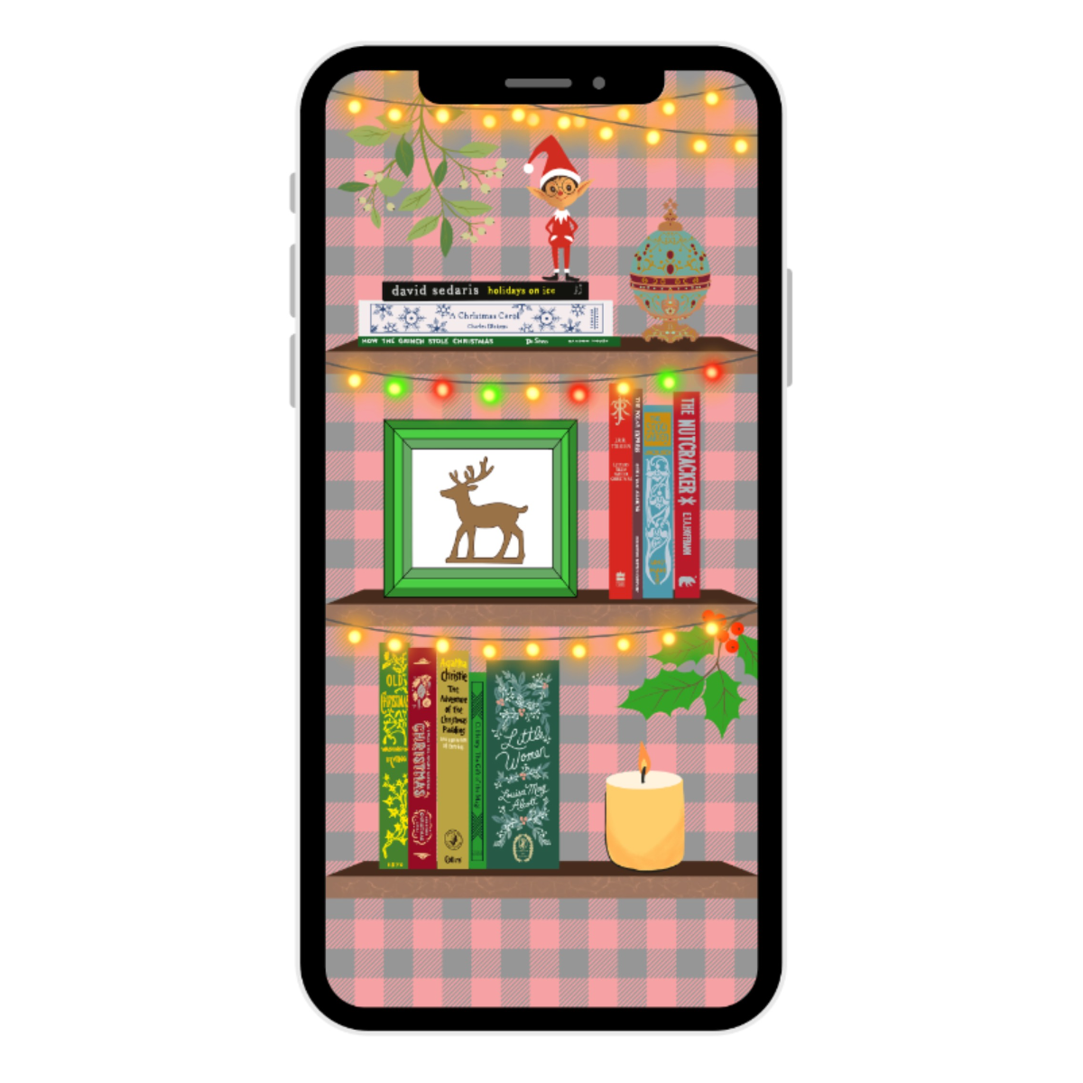 Adorable iphone lock screen cute christmas wallpaper collection