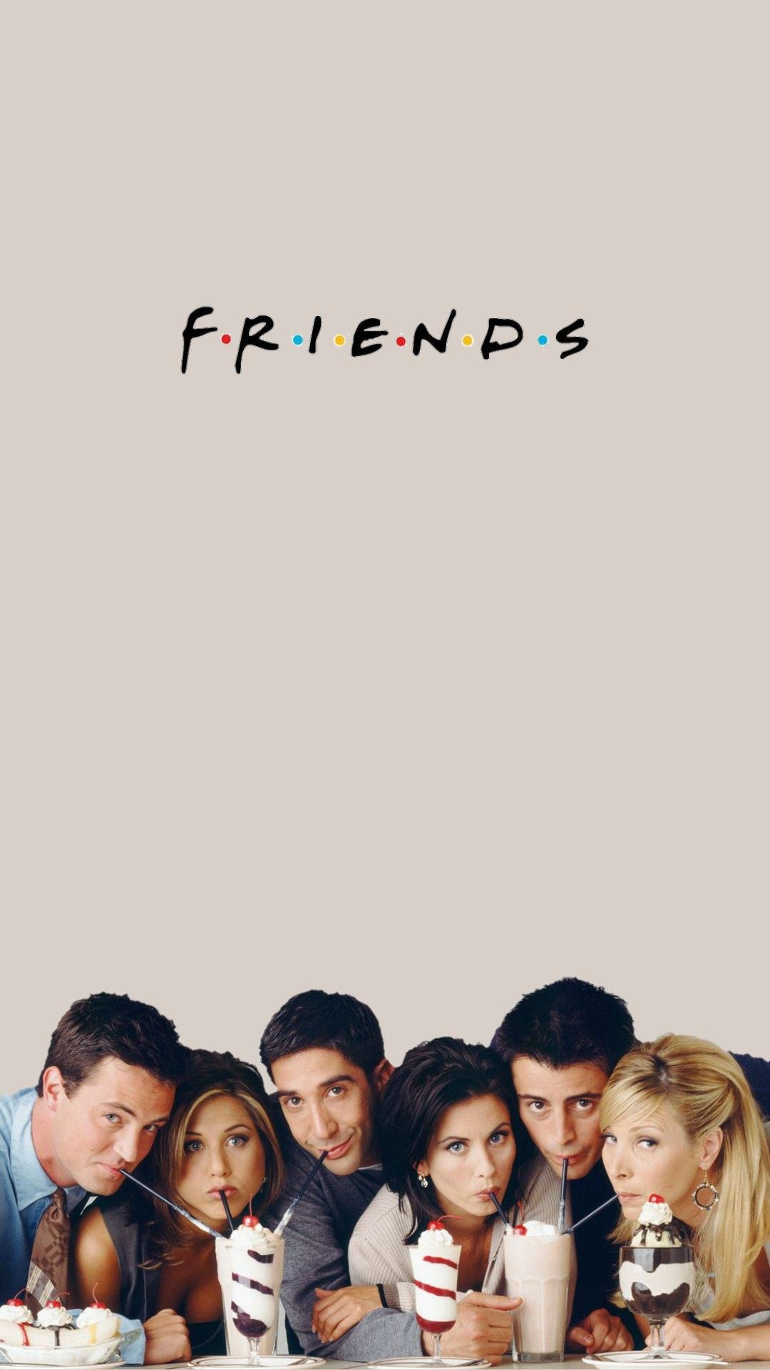 aesthetic friends wallpaper iphone