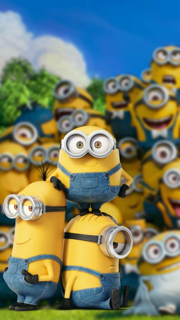 Intense iphone minions wallpaper: unleash fun & vibes!