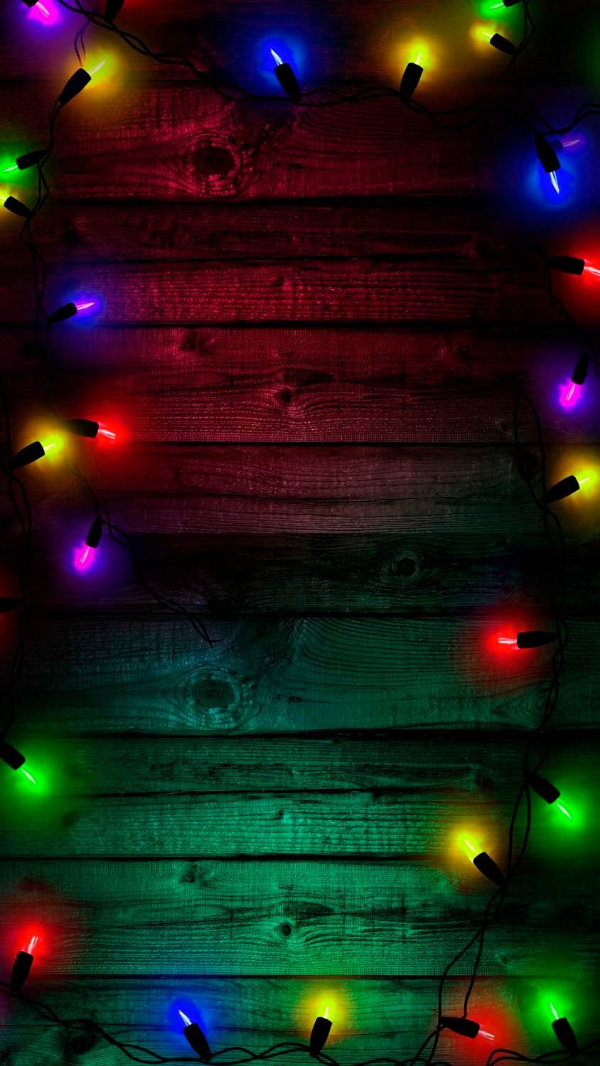 bright christmas lights for iphone wallpaper