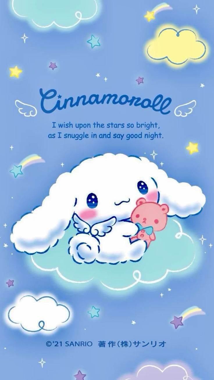 cinnamon roll illustration wallpaper iphone