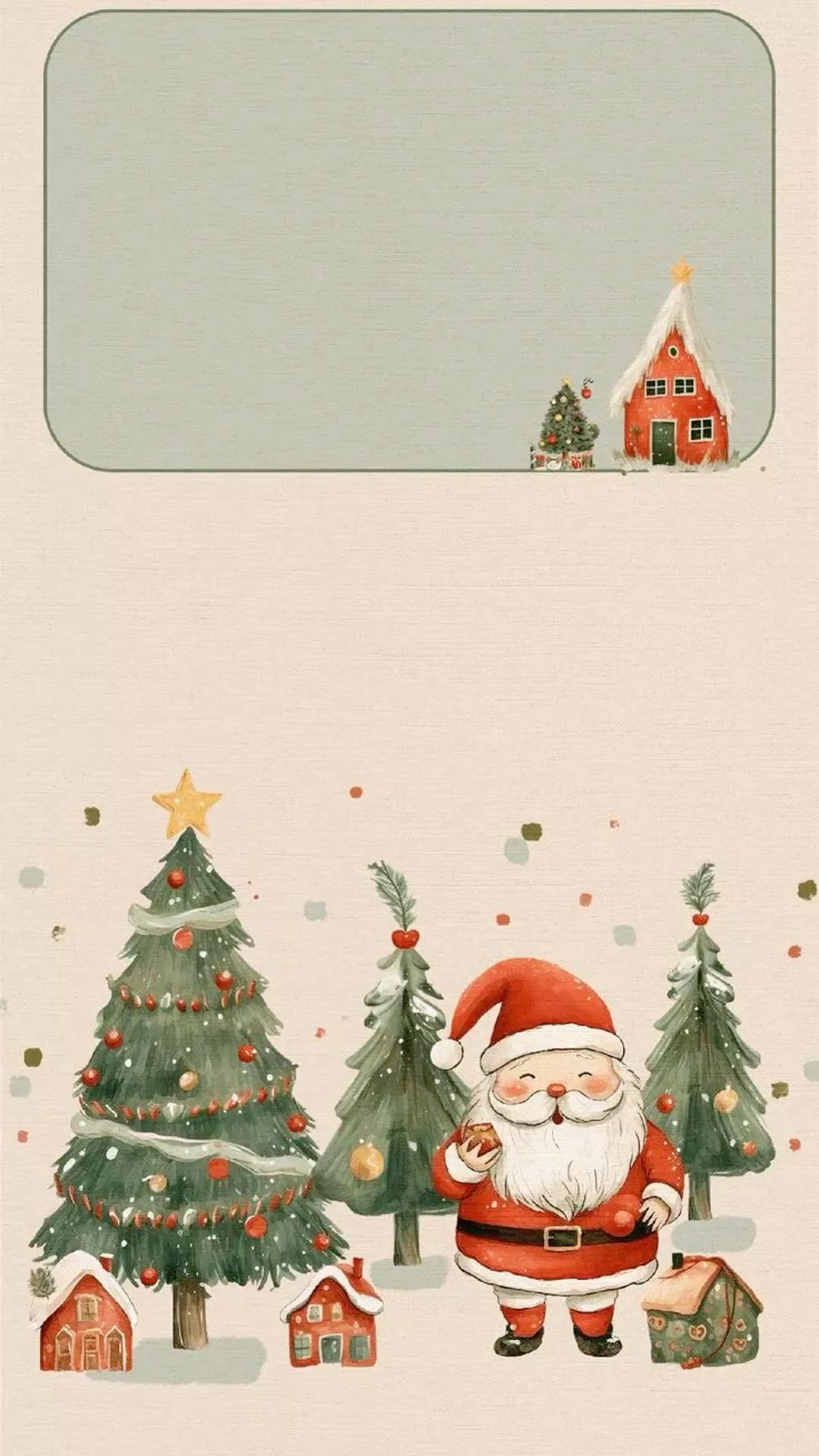 colorful christmas iphone lock screen