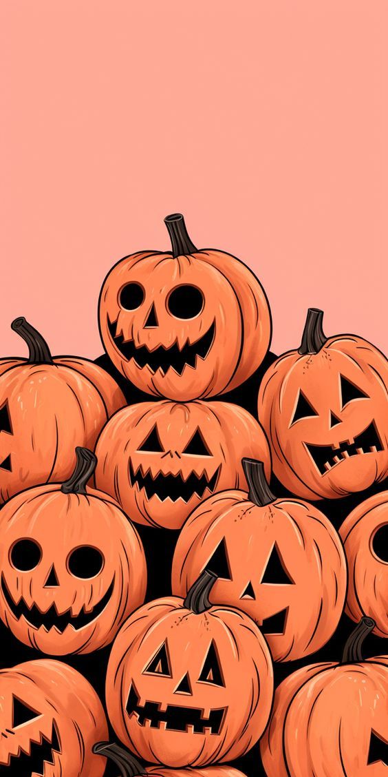 colorful Halloween iPhone lock screen images