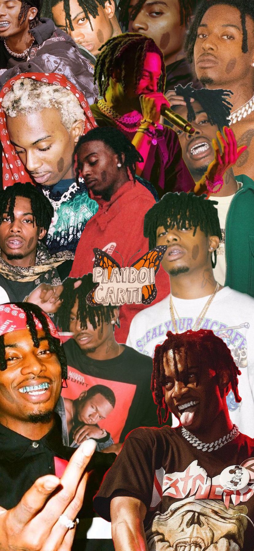 colorful playboi carti iPhone wallpapers