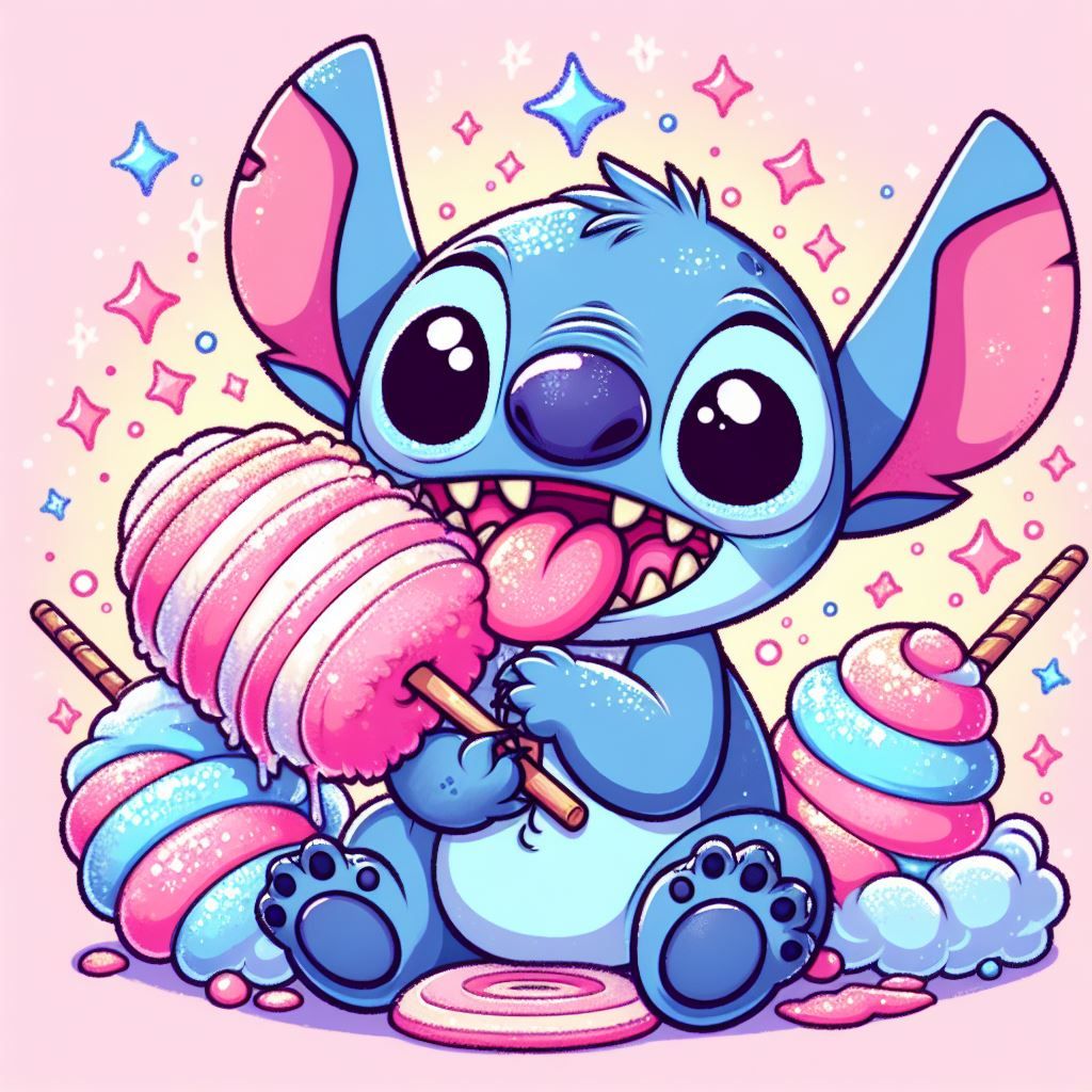 colorful stitch wallpapers for iPhone