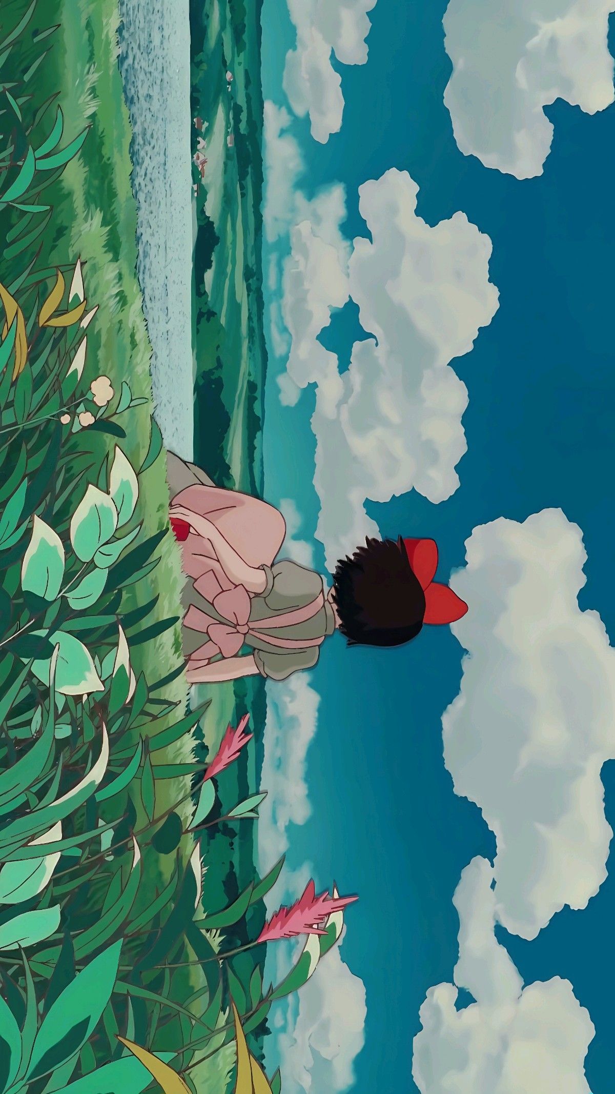 colorful studio ghibli wallpaper iphone graphics