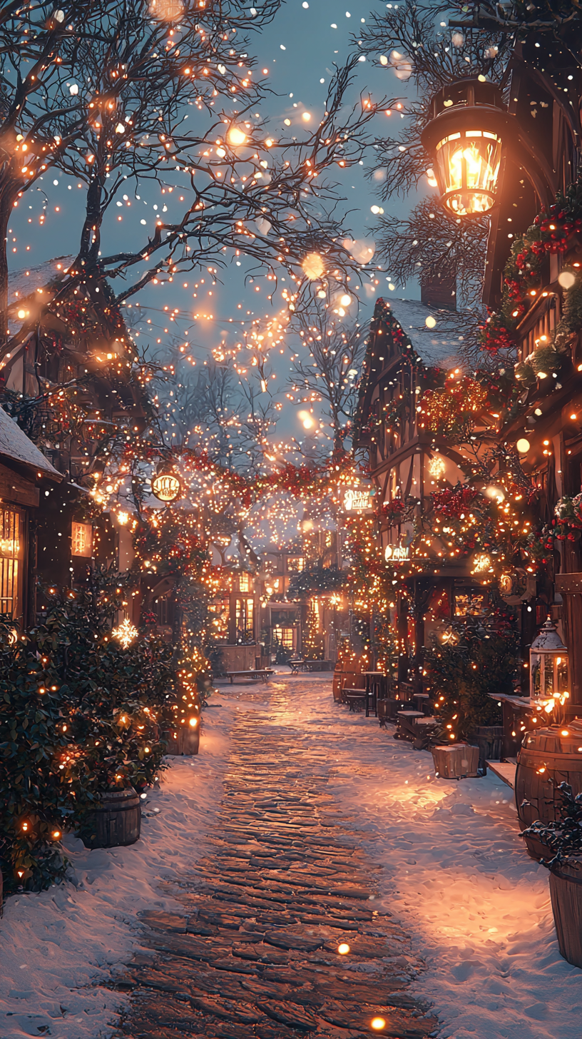 cozy winter wonderland iphone wallpaper selections