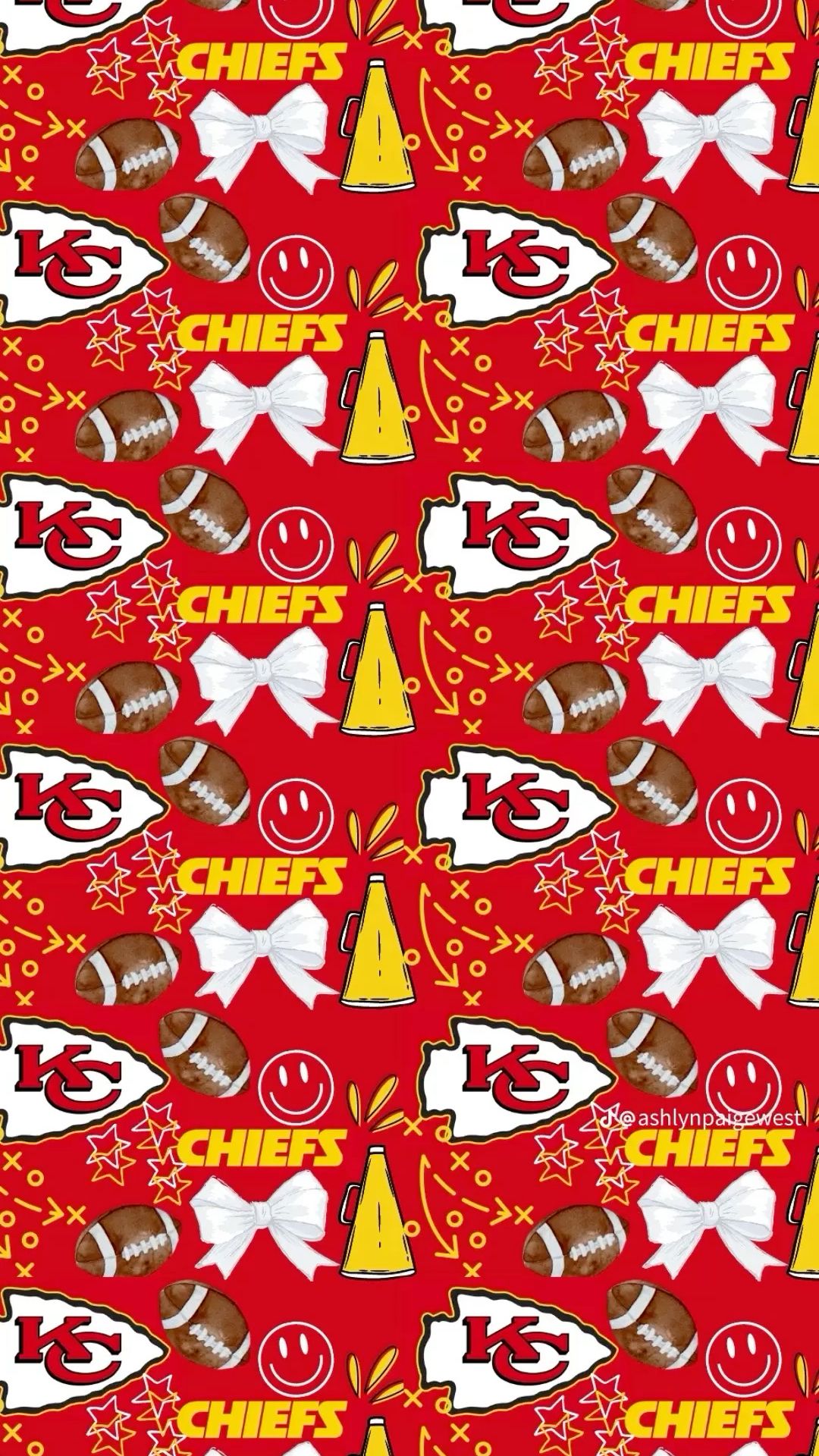 custom chiefs wallpaper iphone creations