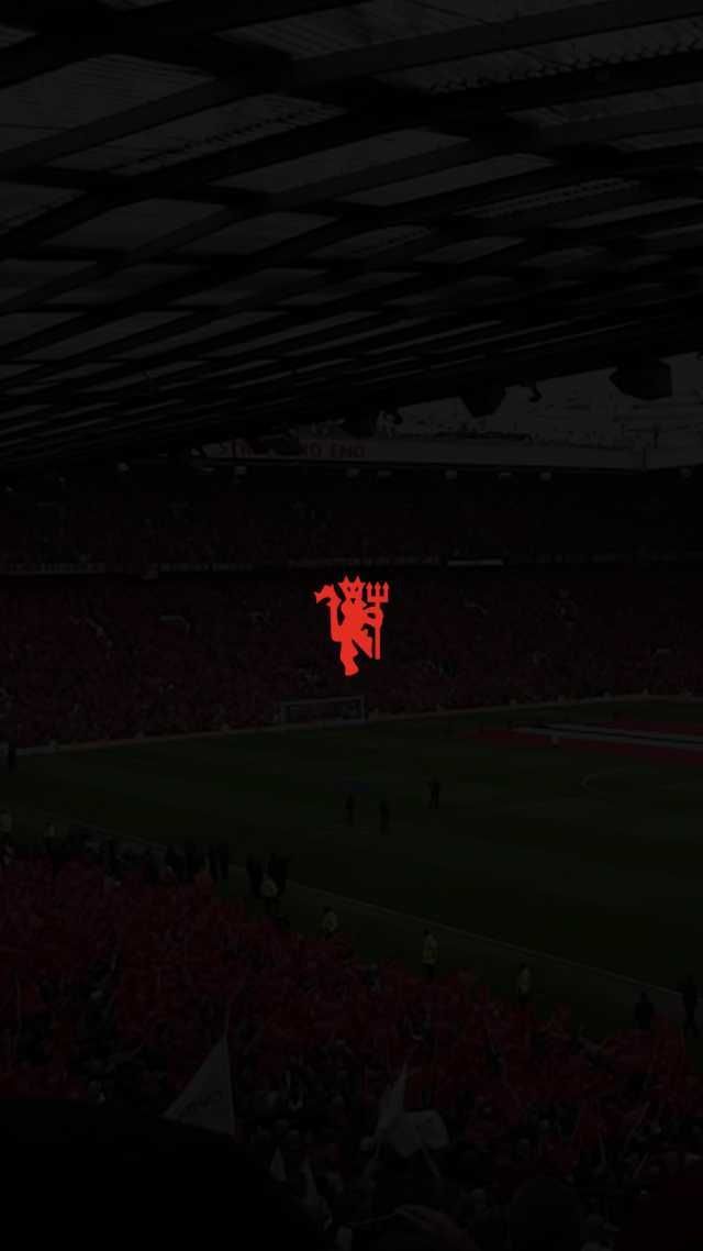 customized manchester united iphone wallpaper