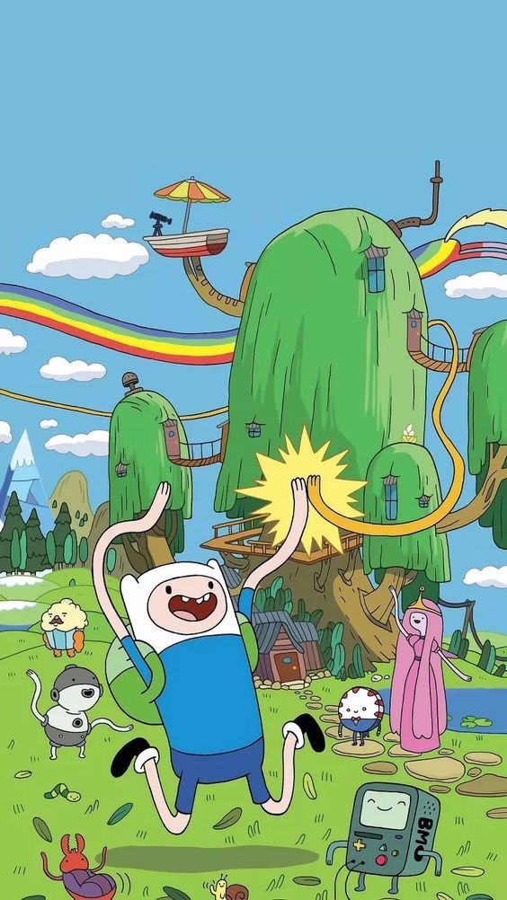 cute adventure time iphone wallpaper