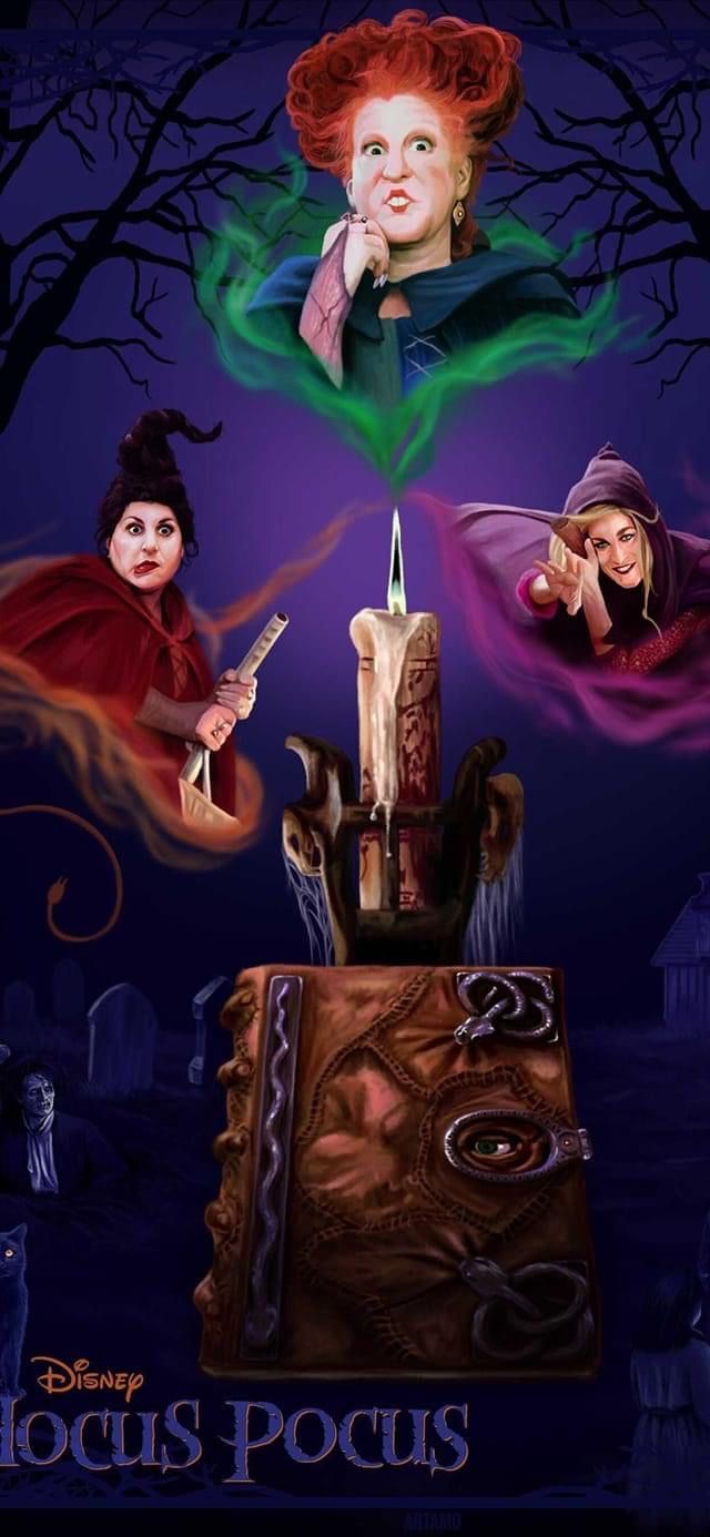 cute hocus pocus wallpaper iphone