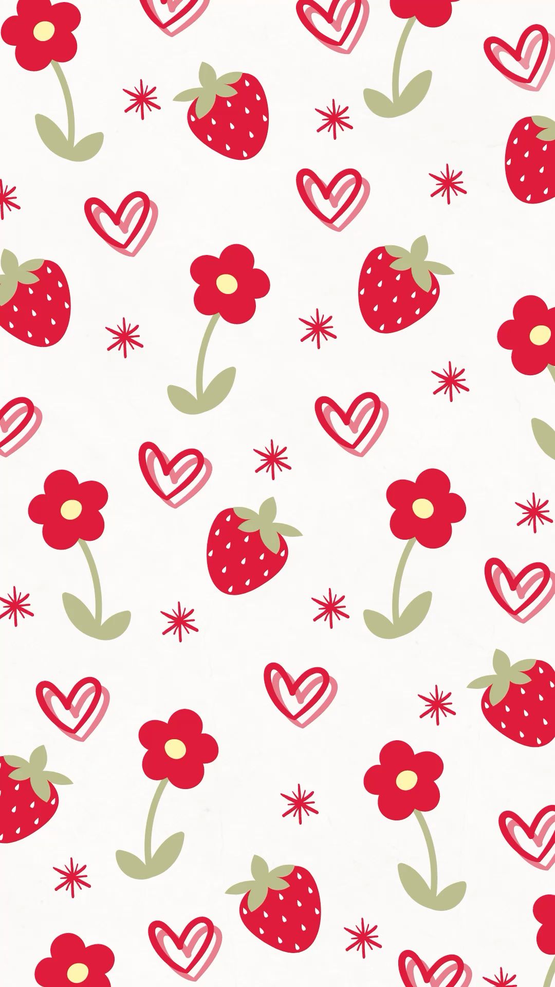 cute red wallpaper iphone 0031