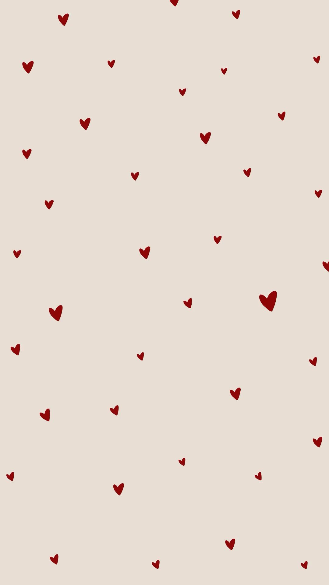 cute red wallpaper patterns for iPhone