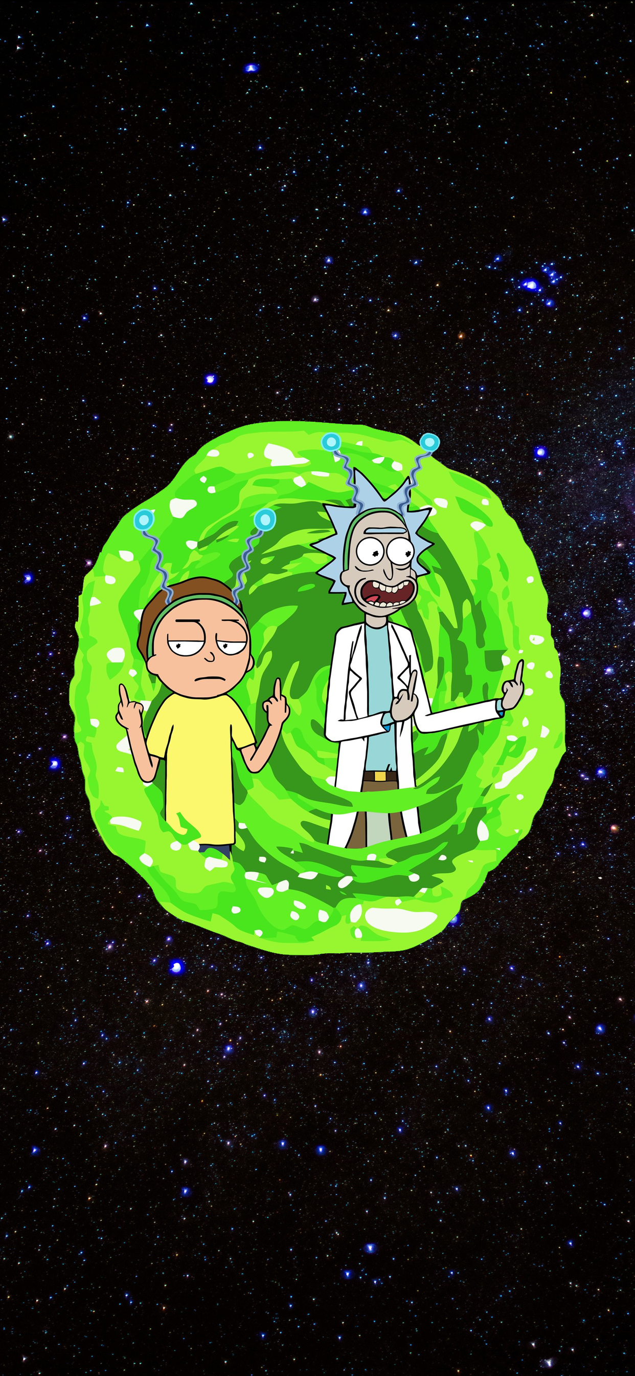 cute rick and morty wallpaper for iphone