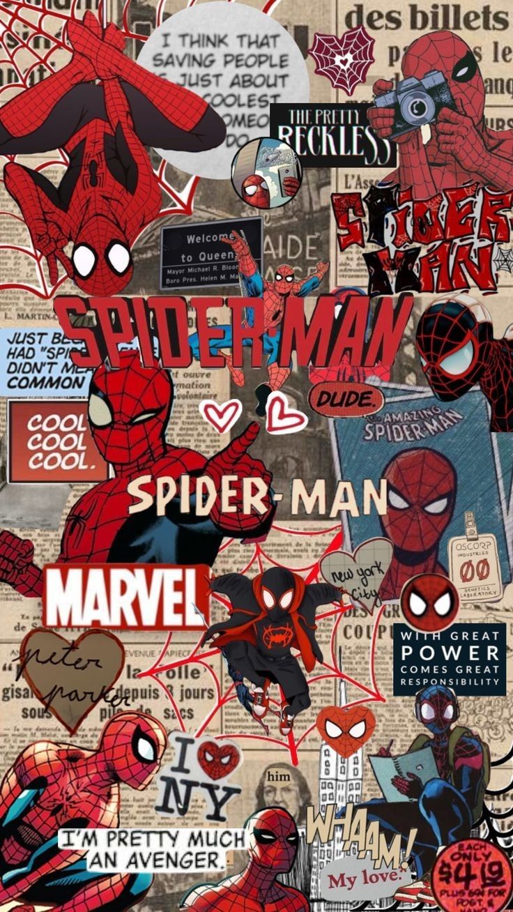 cute spider man phone wallpaper for girls