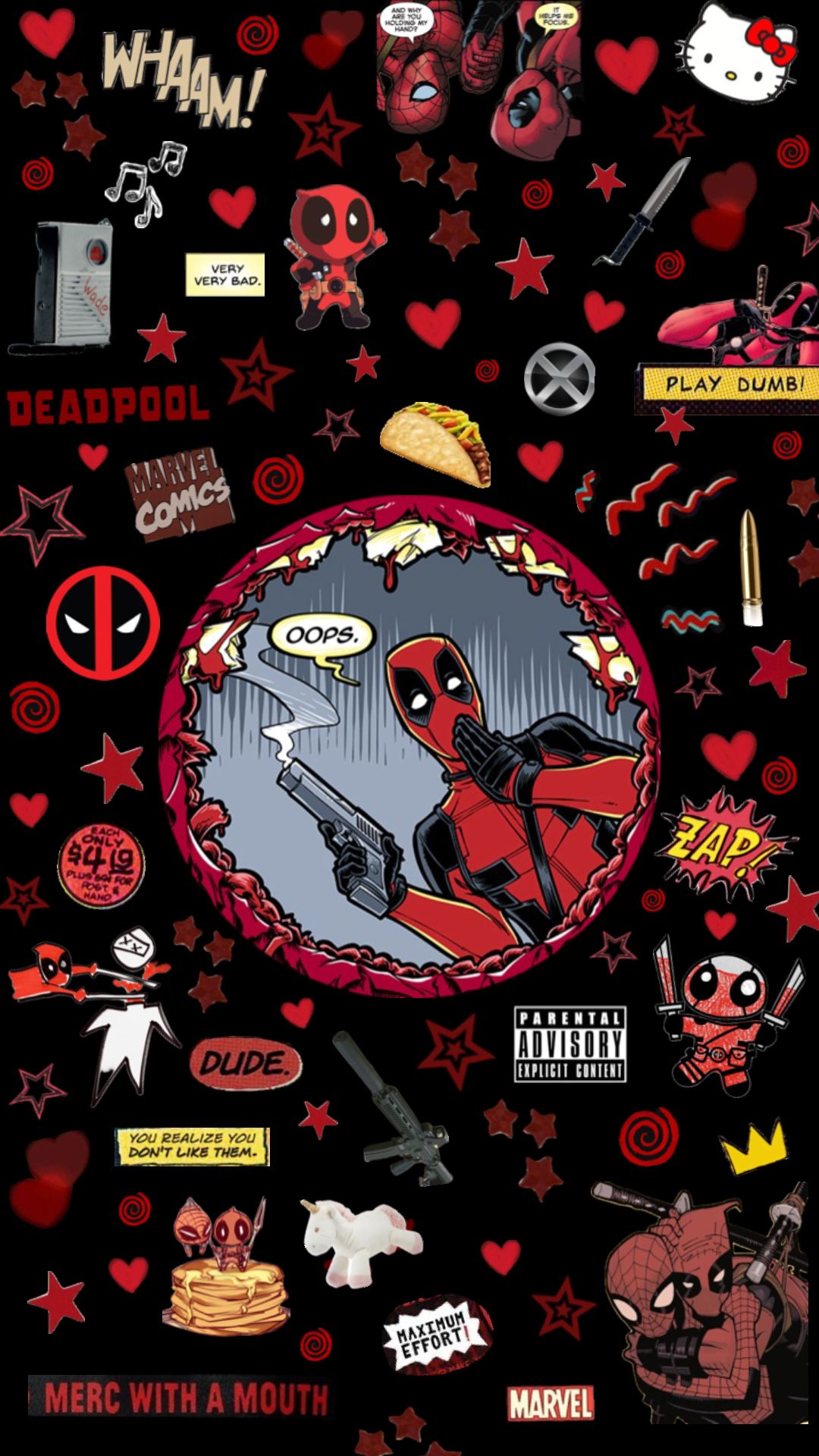 deadpool iphone wallpaper