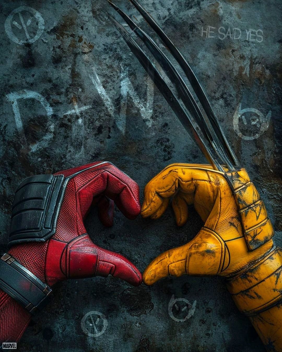 deadpool vs villains wallpaper iphone