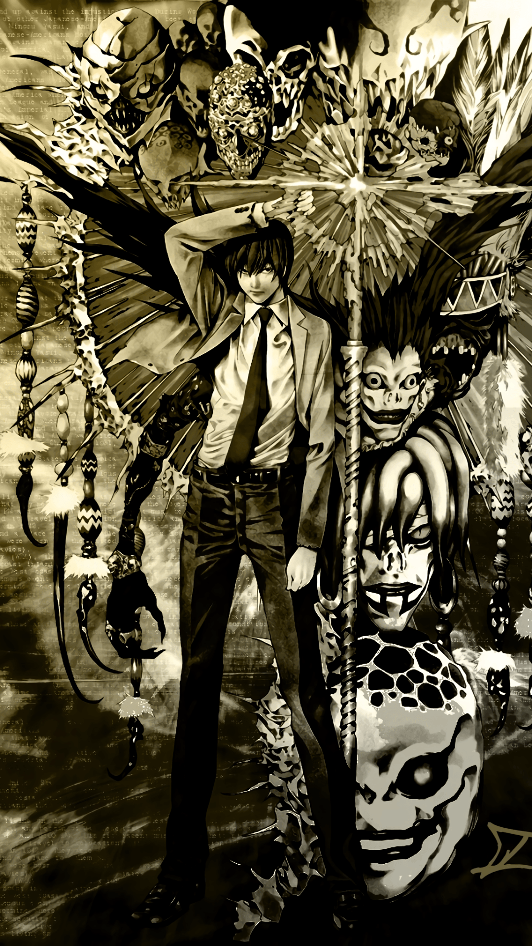 death note wallpaper for iphone X