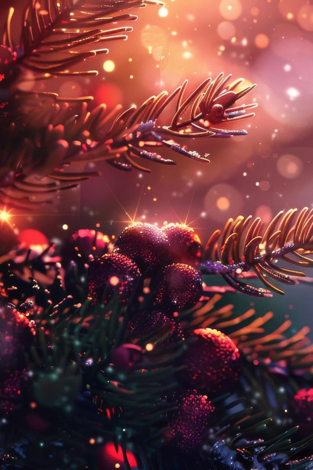 enchanting christmas wallpaper iphone 4k visuals