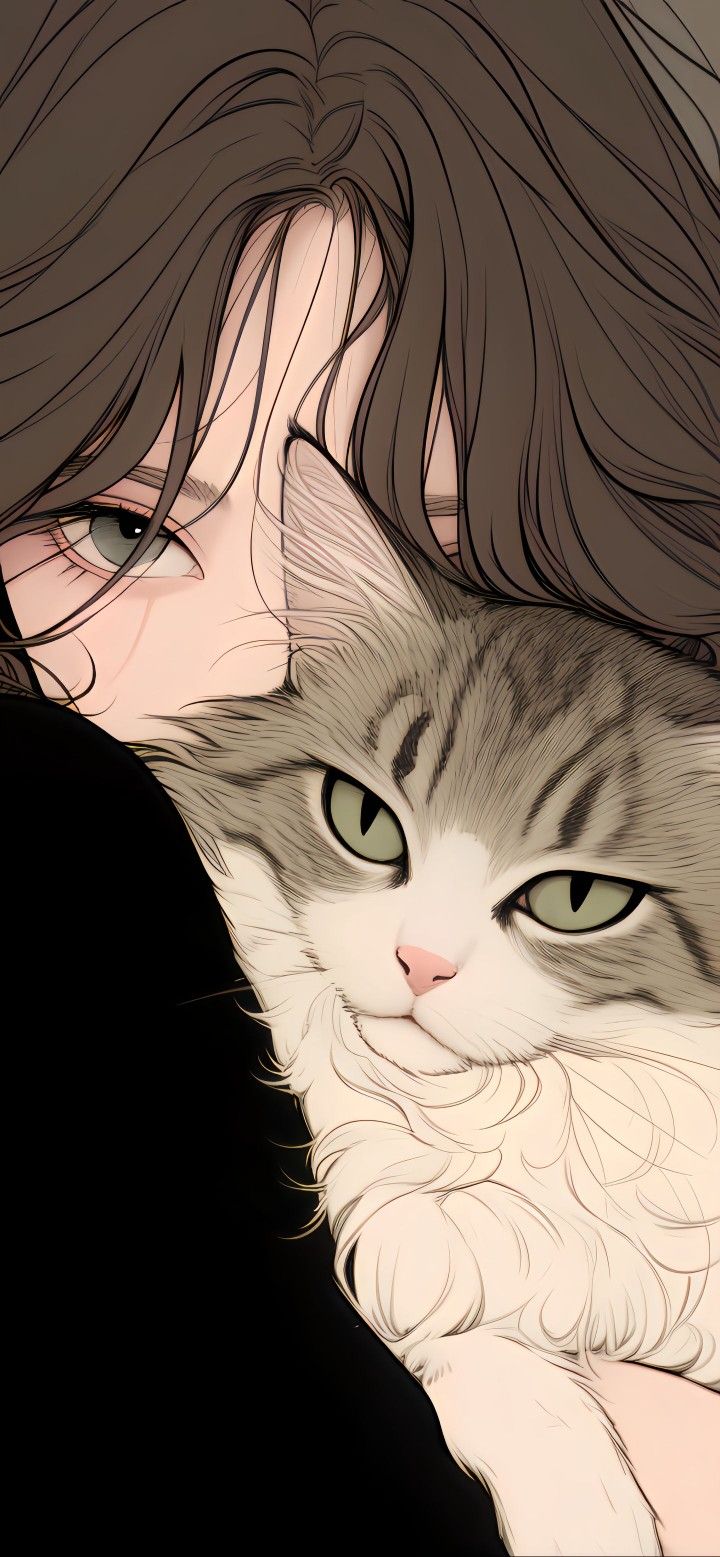 fluffy cat wallpaper for iphone