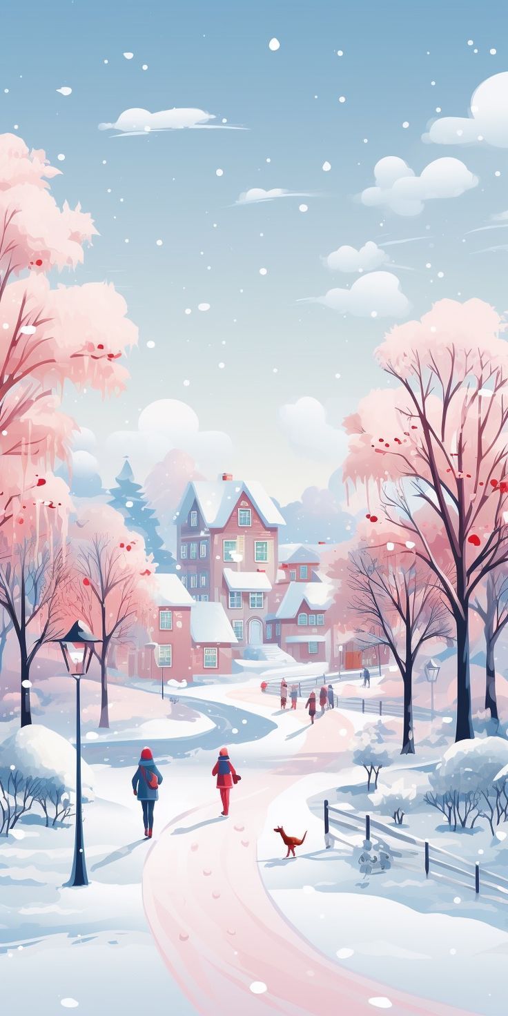 girly winter wallpaper iphone 0049