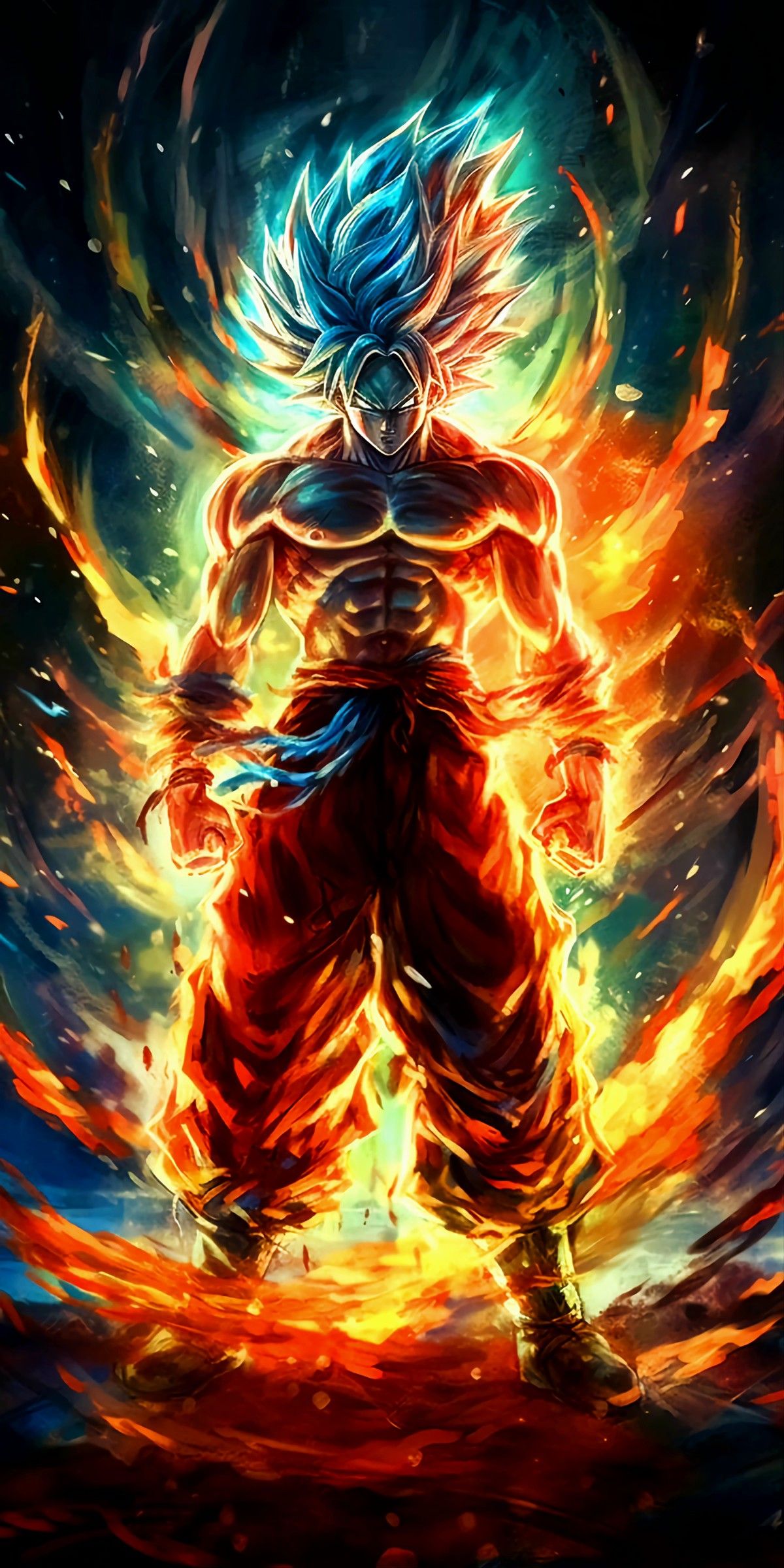 Goku action wallpaper iPhone