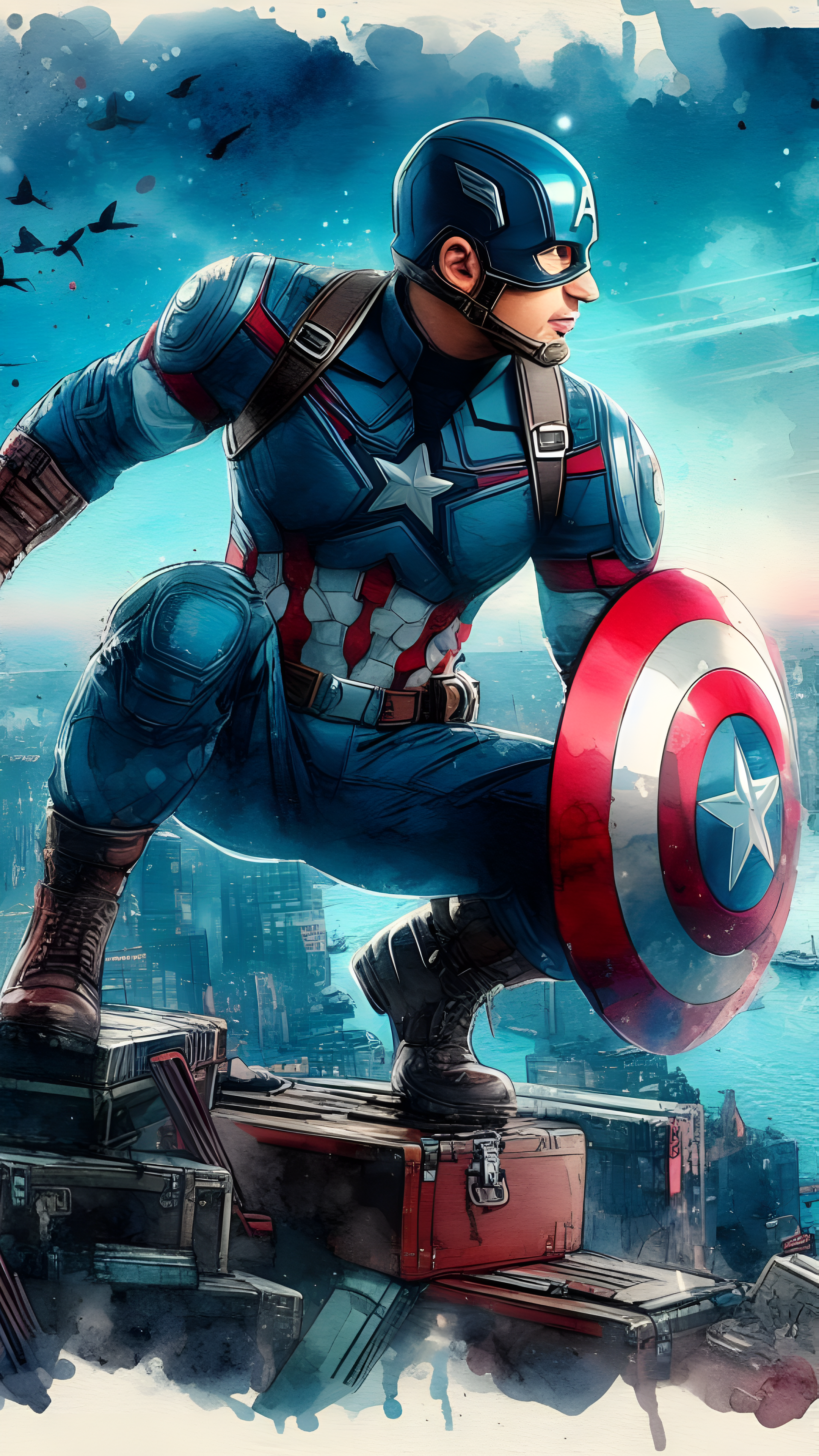 iphone captain america wallpapers