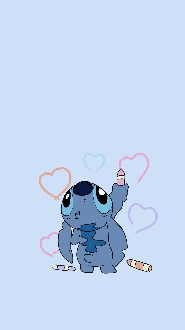 iphone cute adorable stitch wallpaper 0070