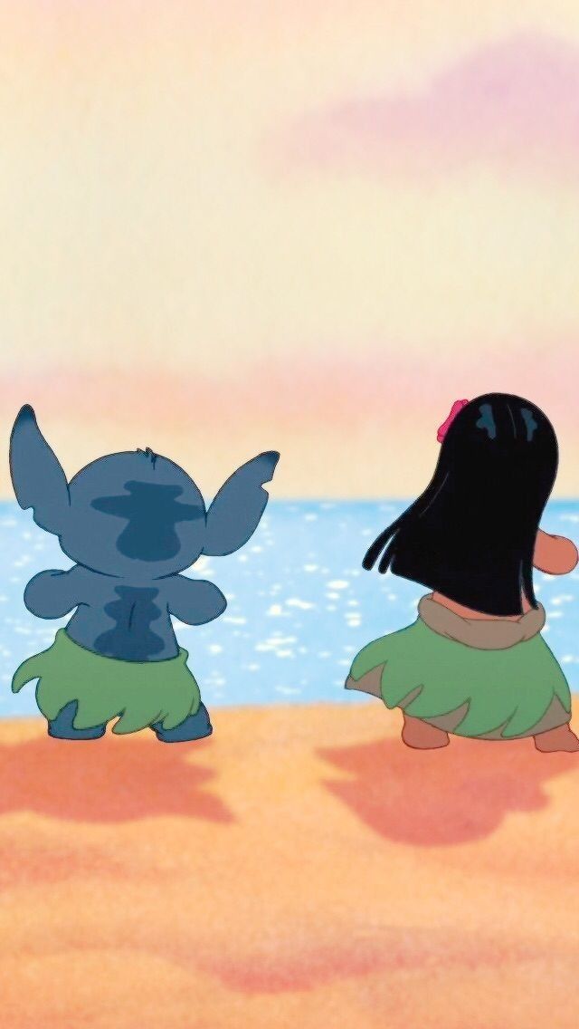 iphone cute adorable stitch wallpaper 0073