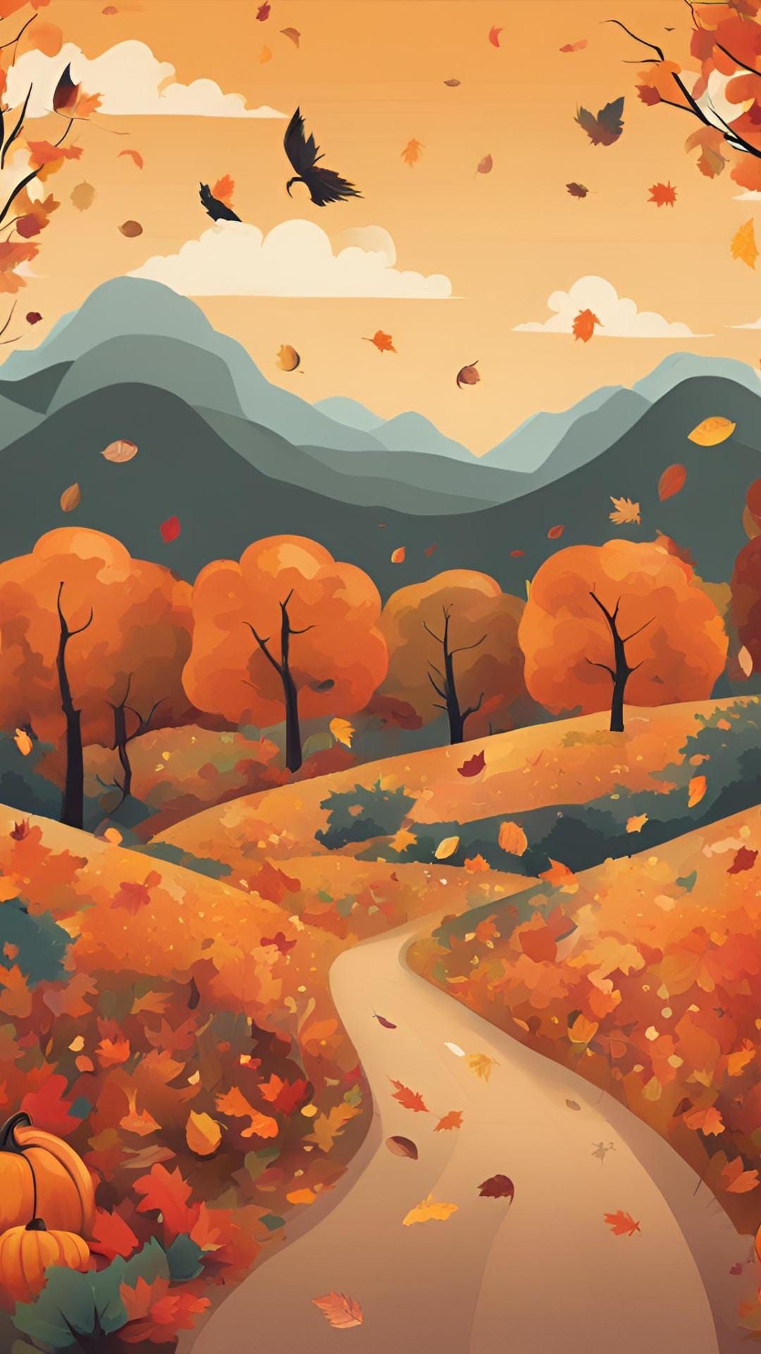 iphone cute fall wallpaper for kids