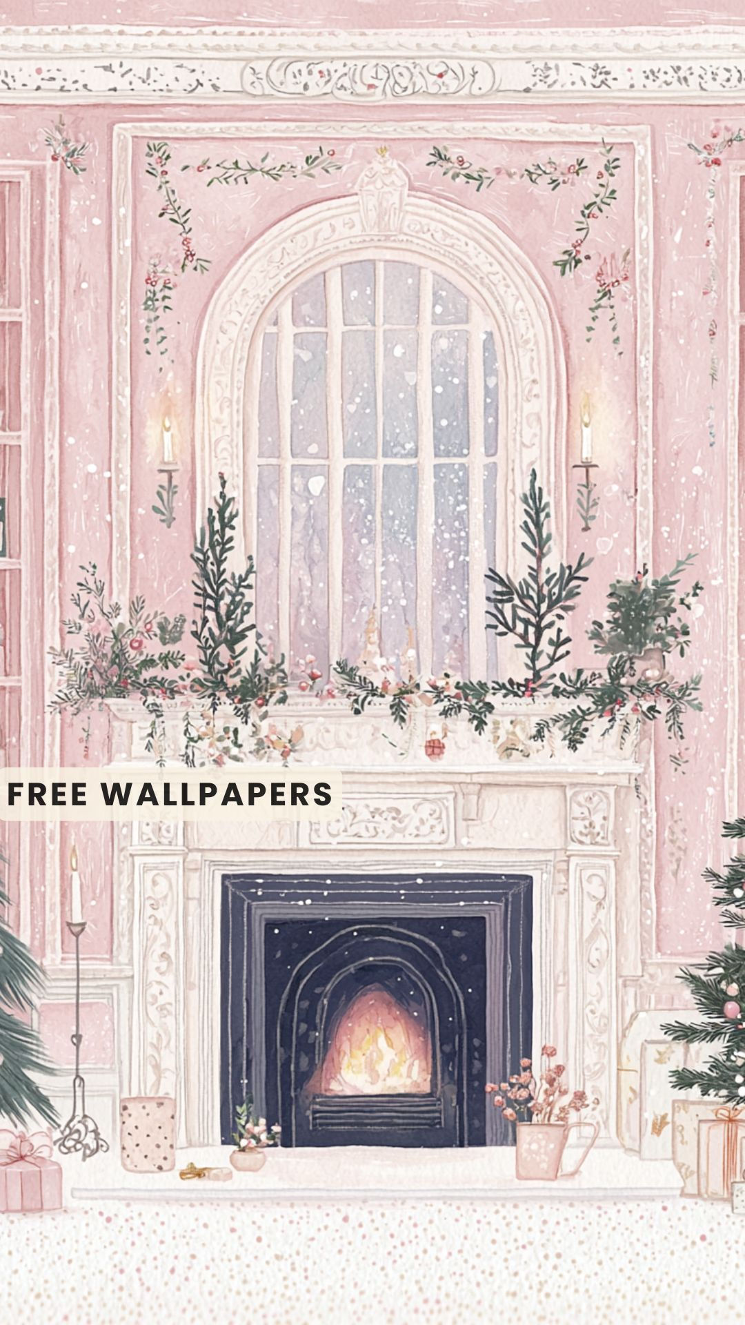 iphone lock screen cute christmas wallpaper 0036