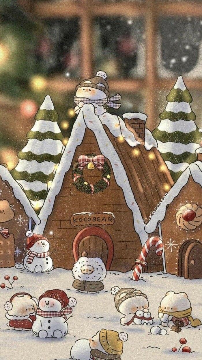 iphone lock screen cute christmas wallpaper 0063