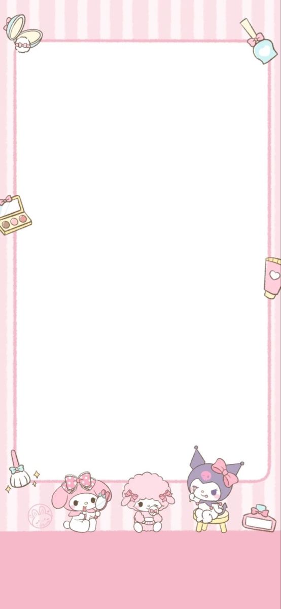 iphone my melody and kuromi wallpaper 0073