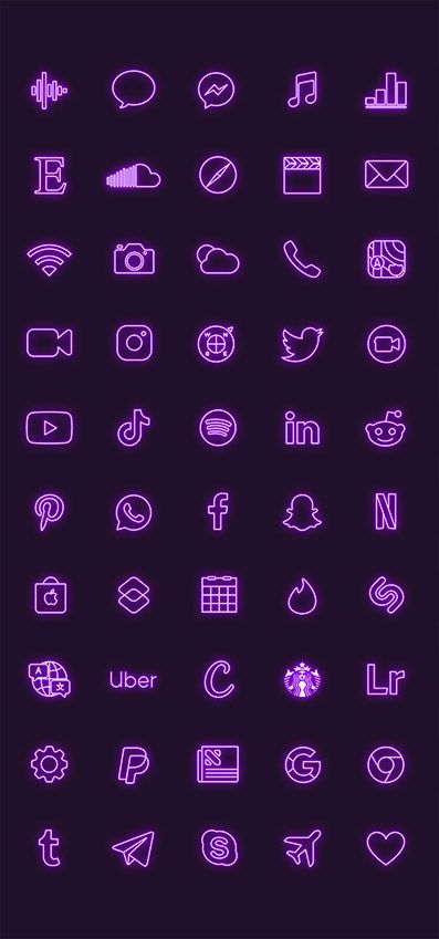 iphone neon purple aesthetic wallpaper 0025