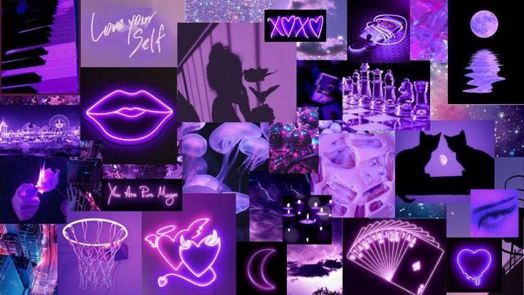 iphone neon purple aesthetic wallpaper 0032