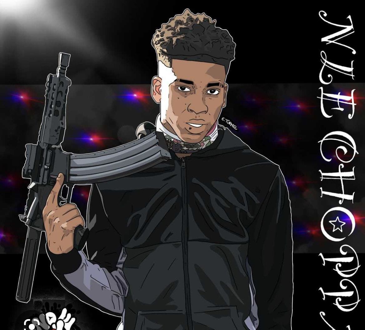 iphone nle choppa cartoon wallpaper art