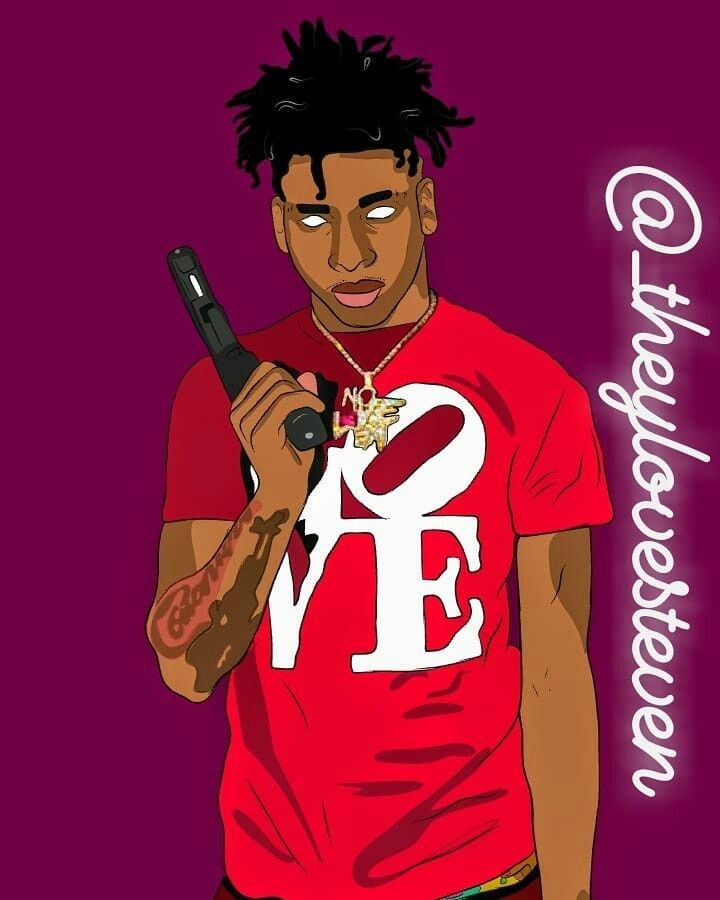 iphone nle choppa cartoon wallpaper 0046