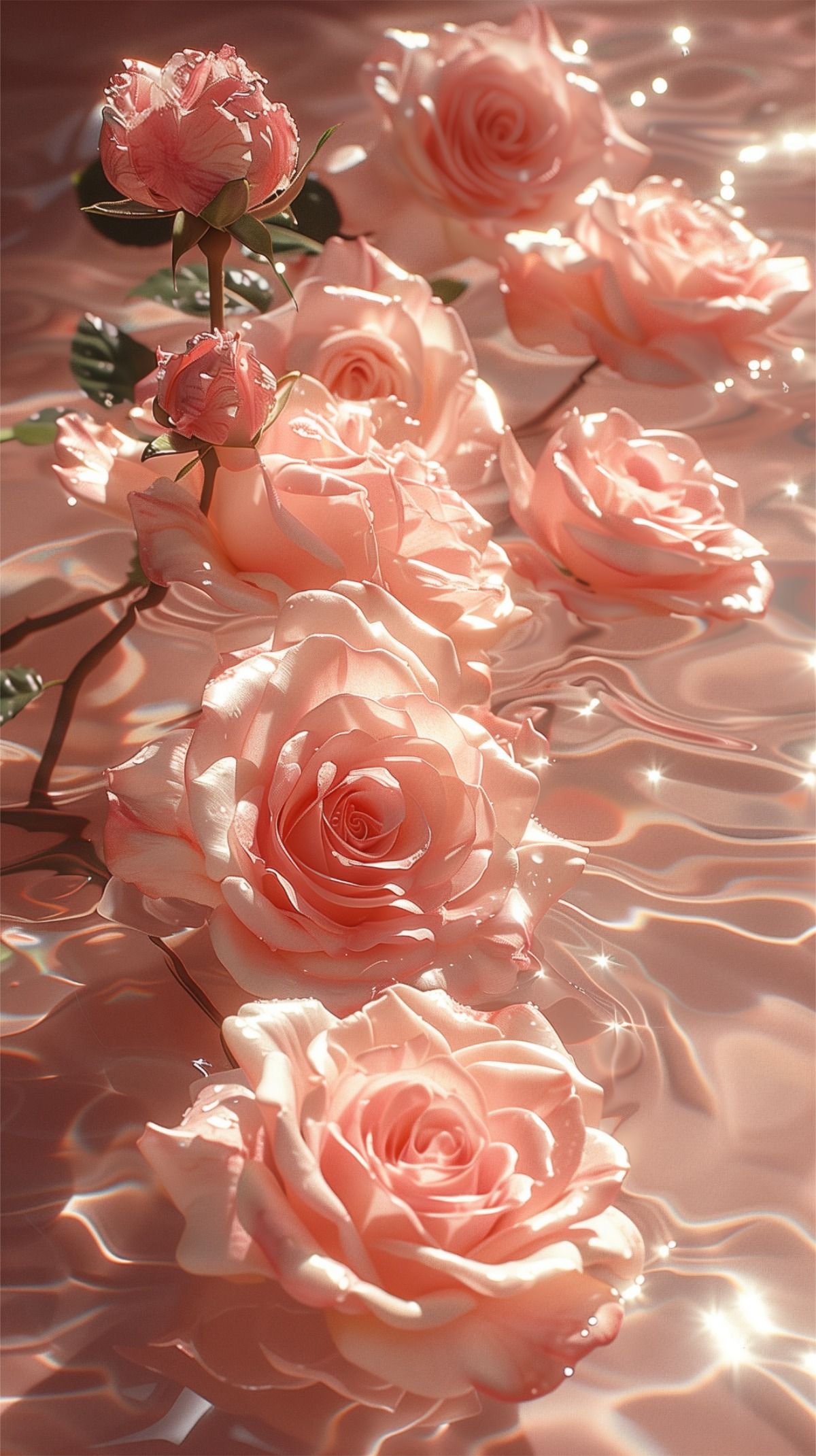 iphone pink flower wallpaper 0068