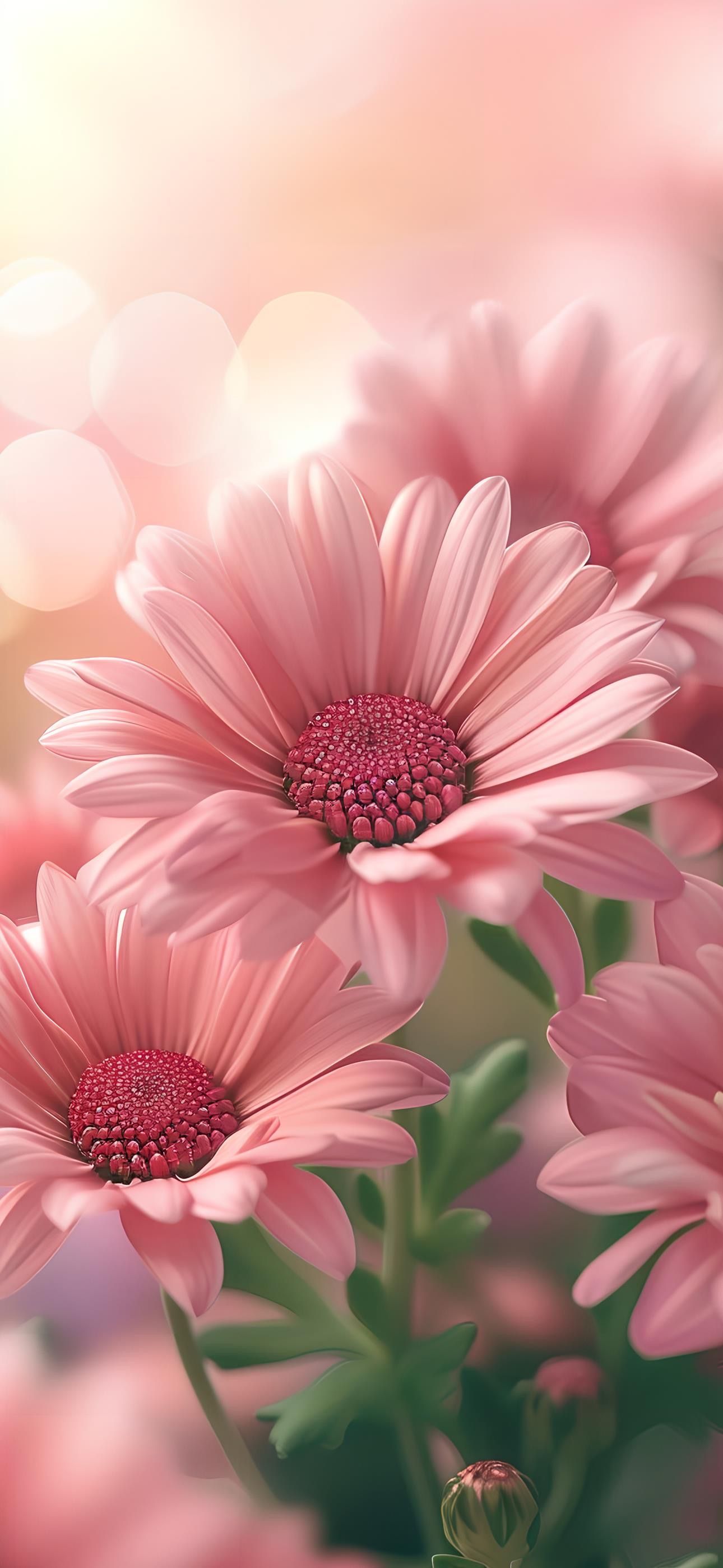 iphone pink flower wallpaper 0086