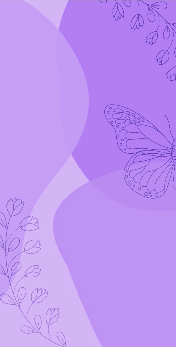 iphone purple butterfly wallpaper 0036