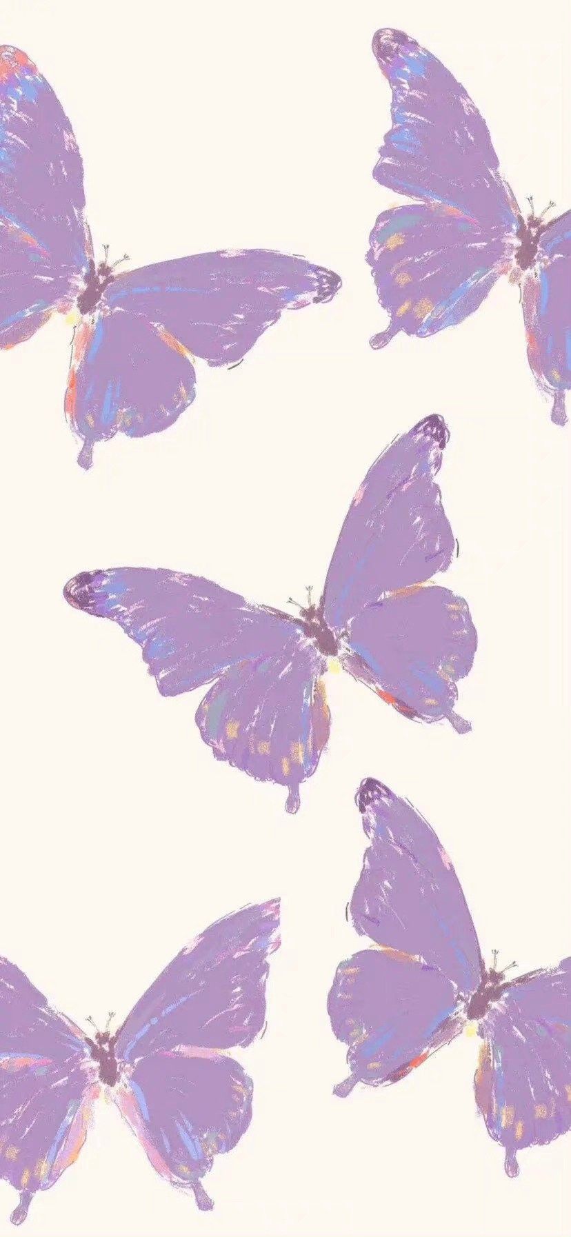 iphone purple butterfly wallpaper 0066