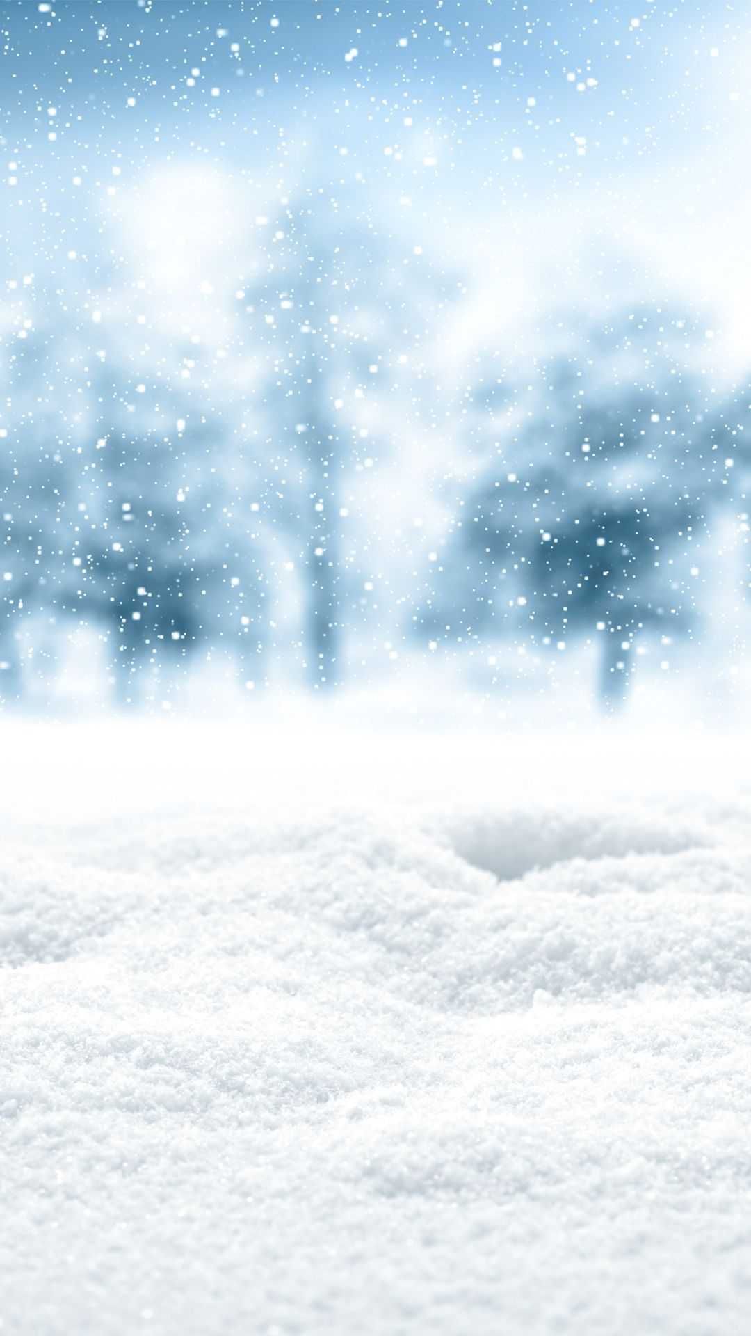 iphone snow wallpaper