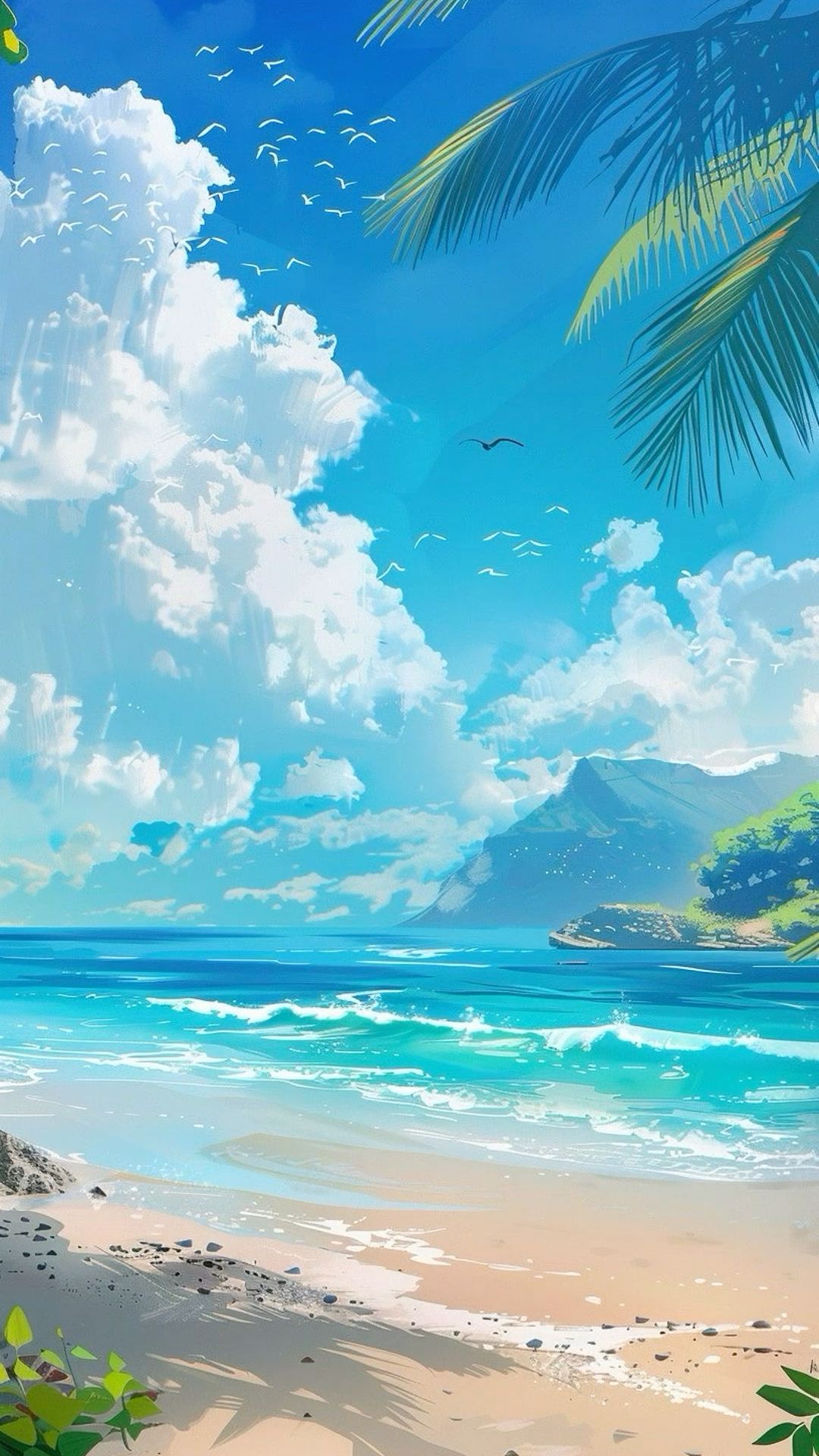 iphone wallpaper 4k featuring beach vistas