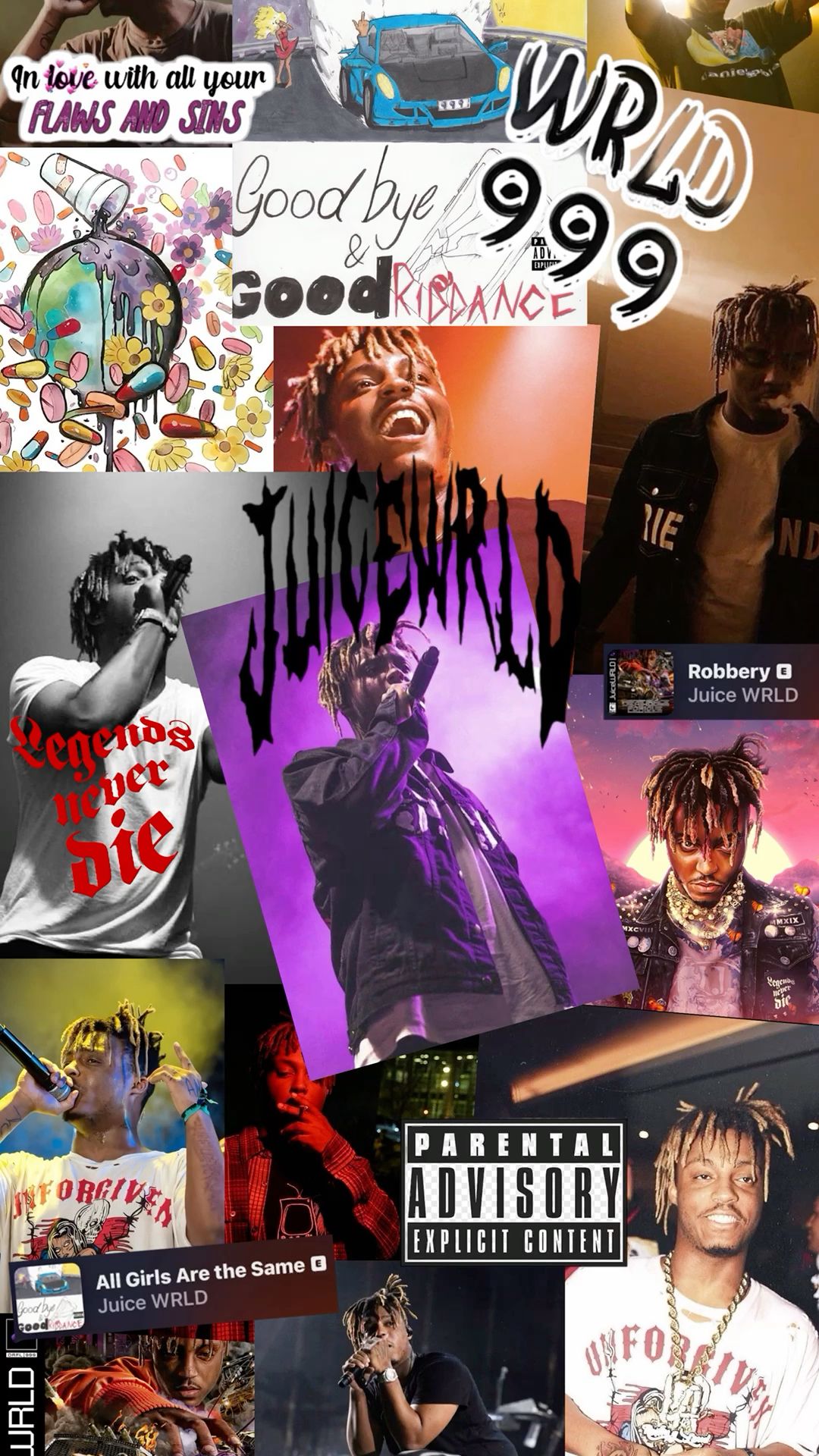 juice wrld iphone wallpaper 4k