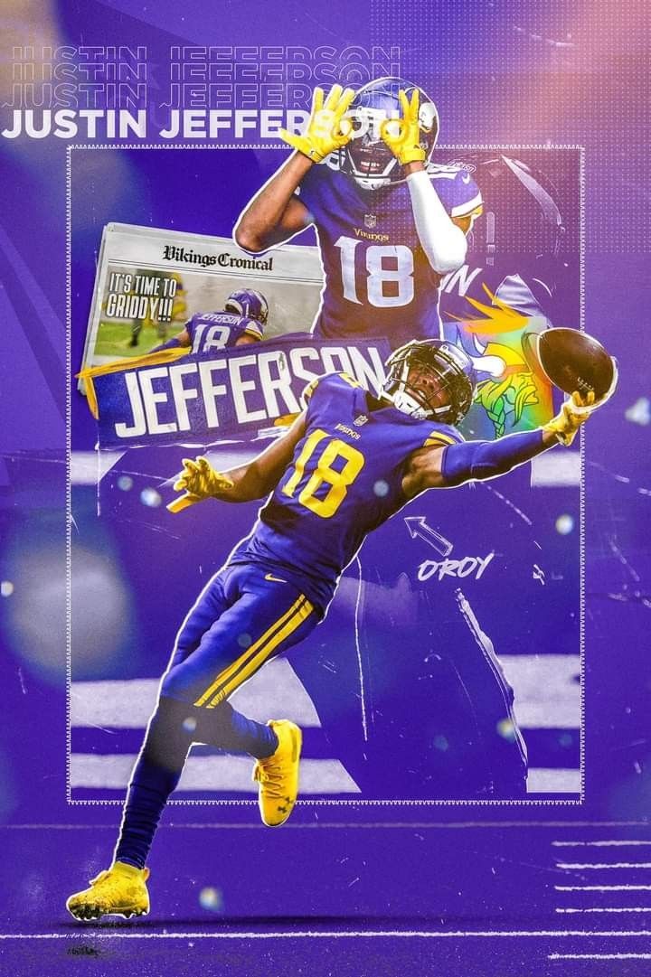 justin jefferson iphone wallpaper