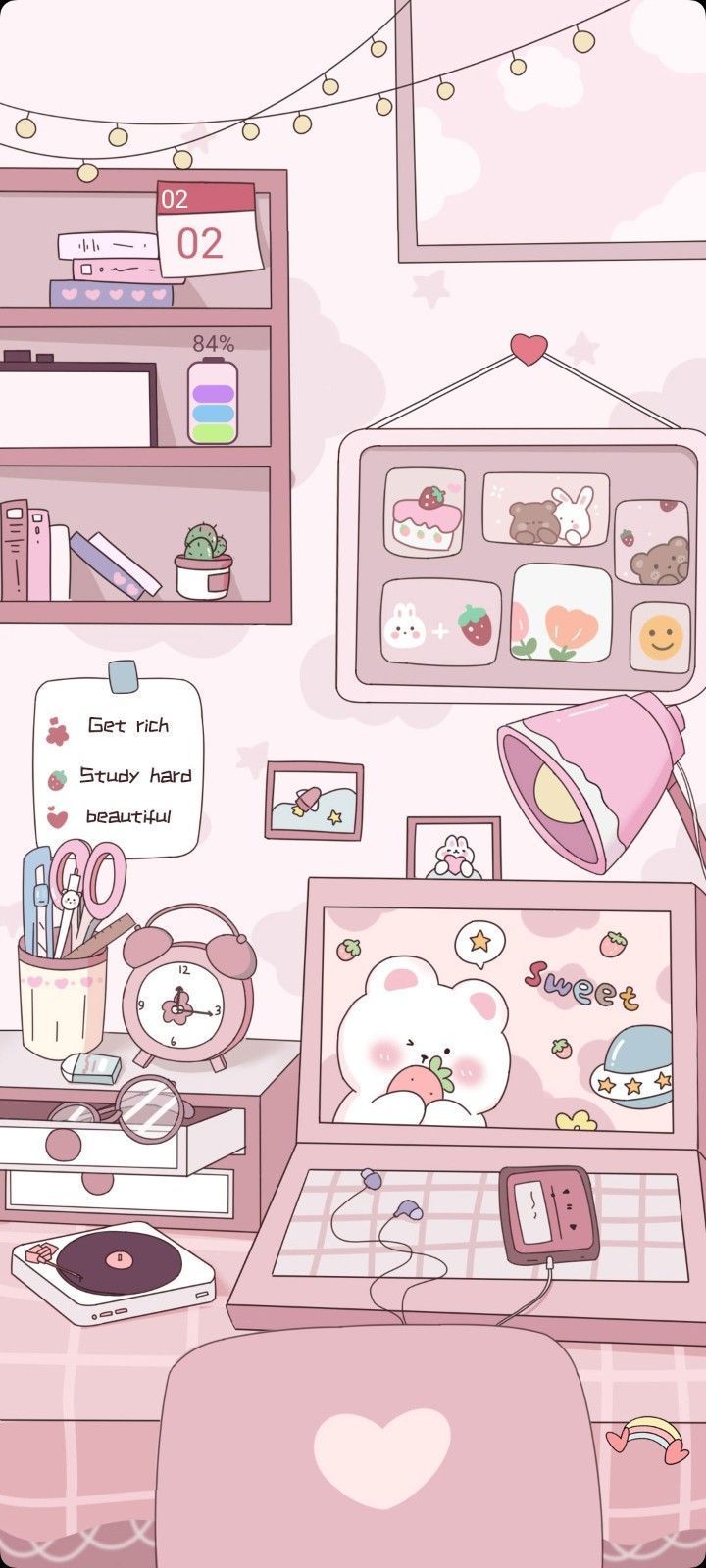 kawaii iPhone wallpaper designs