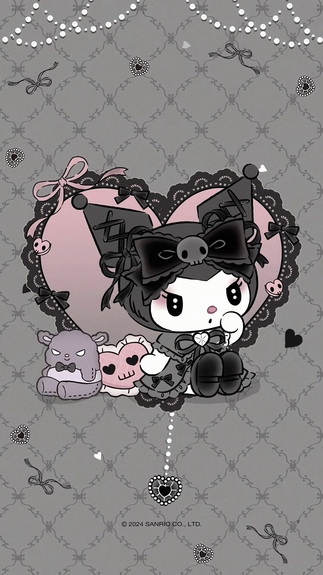 kawaii kuromi wallpaper iphone