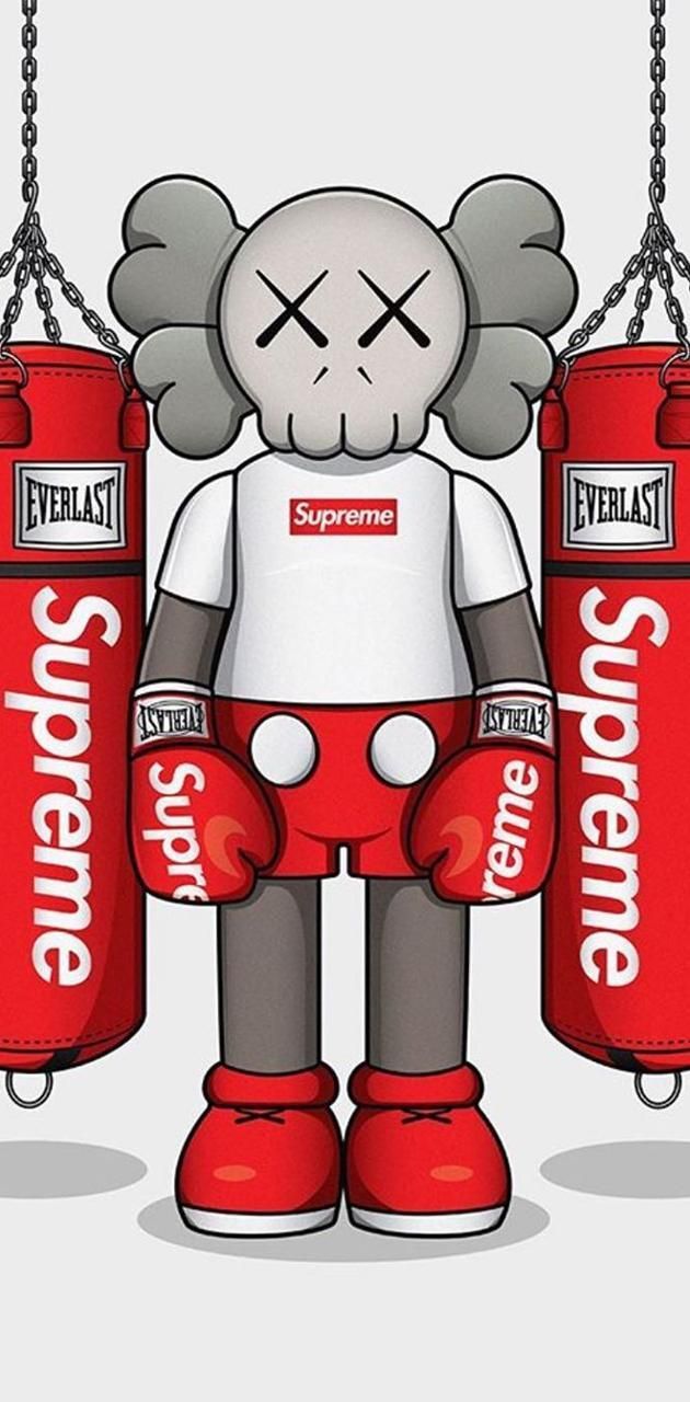 kaws art wallpaper for iphone