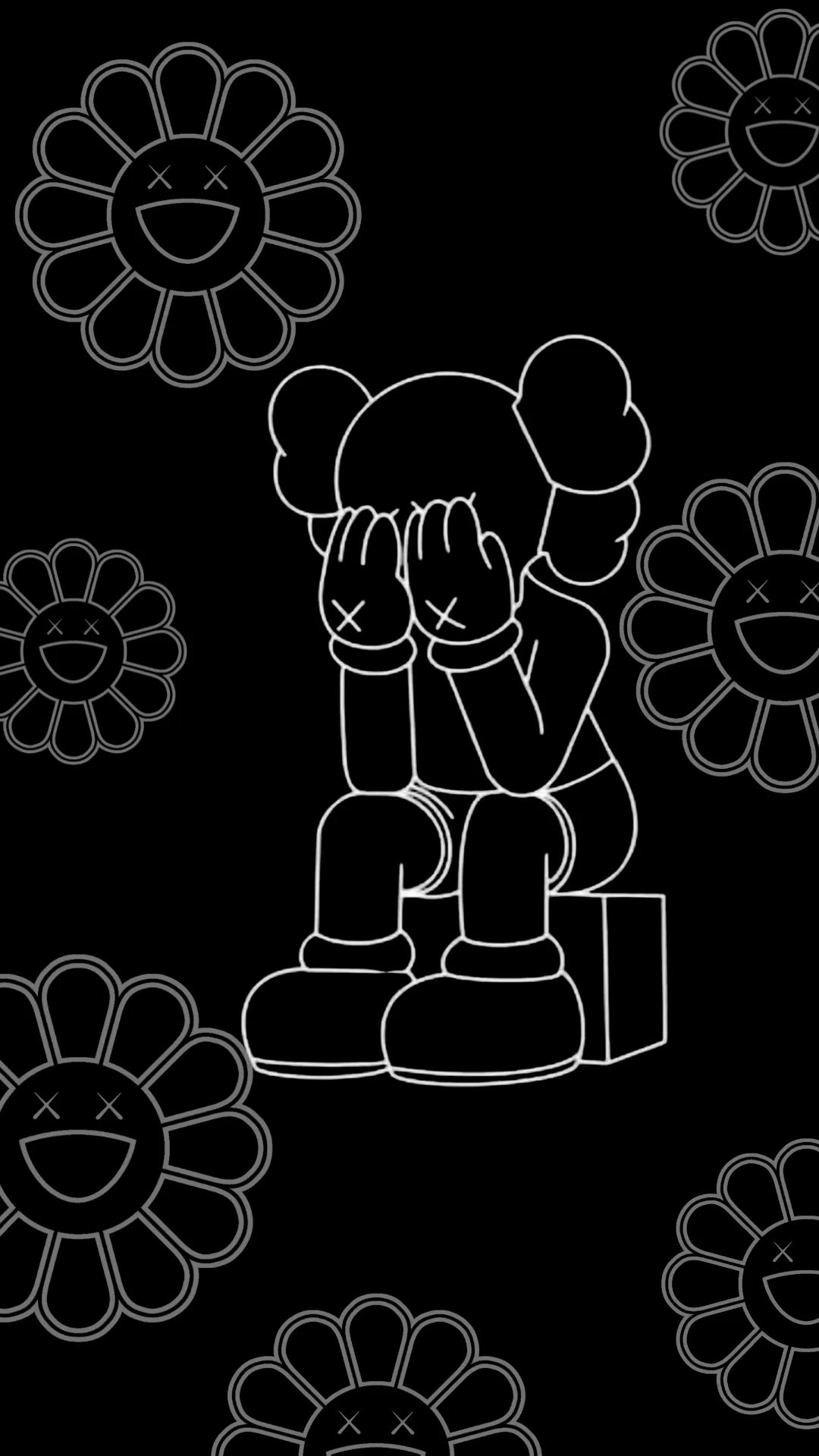 kaws wallpaper iphone 0082